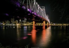 Murray Baker Bridge at Night